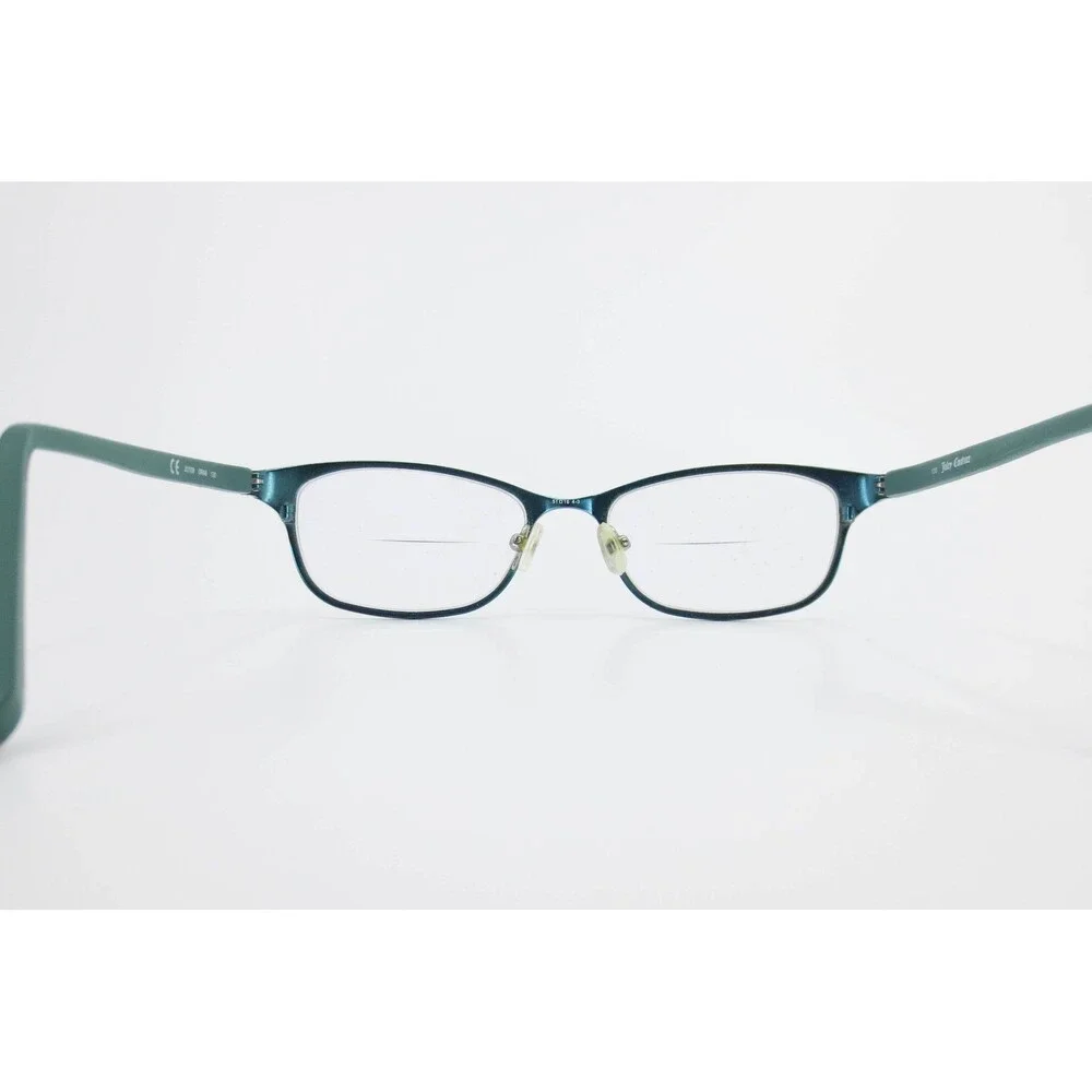 Juicy Couture JU109 ORA8 Black Teal Metal Cat Eye Eyeglass Frames 51-16-130